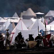 Husité brání svůj tábor.