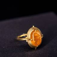 Zlatý prsten Přemysla Otakar prvního. Právě on získal pro česká knížata dědičně titul králů. 