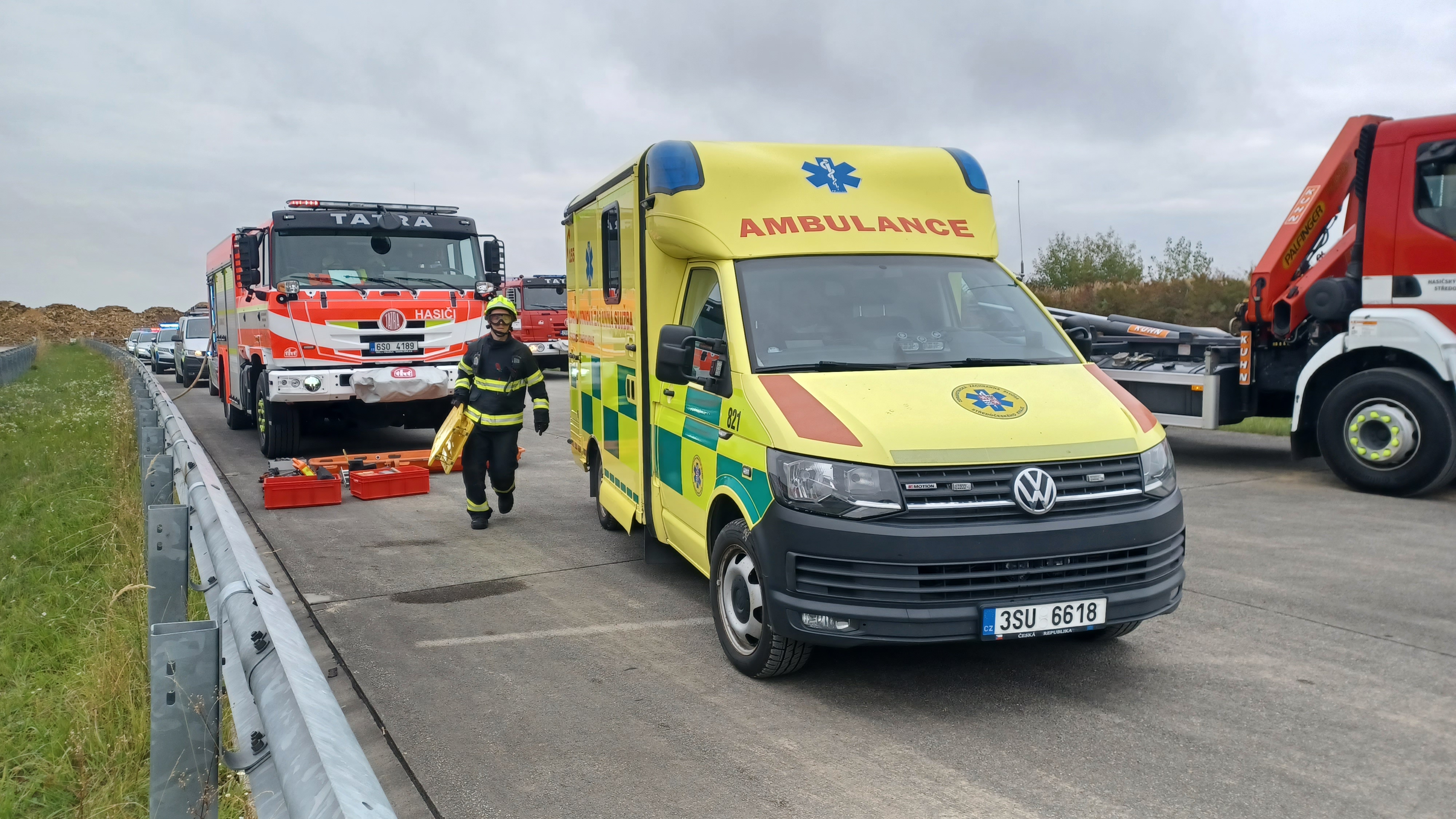 Při nehodě u Medonos na Mělnicku zemřel motorkář