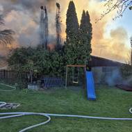 Požár v Osíčku na Kroměřížsku