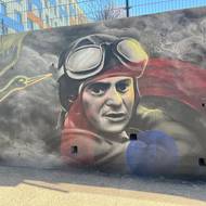 Nový mural art s Františkem Peřinou v Praze 17.