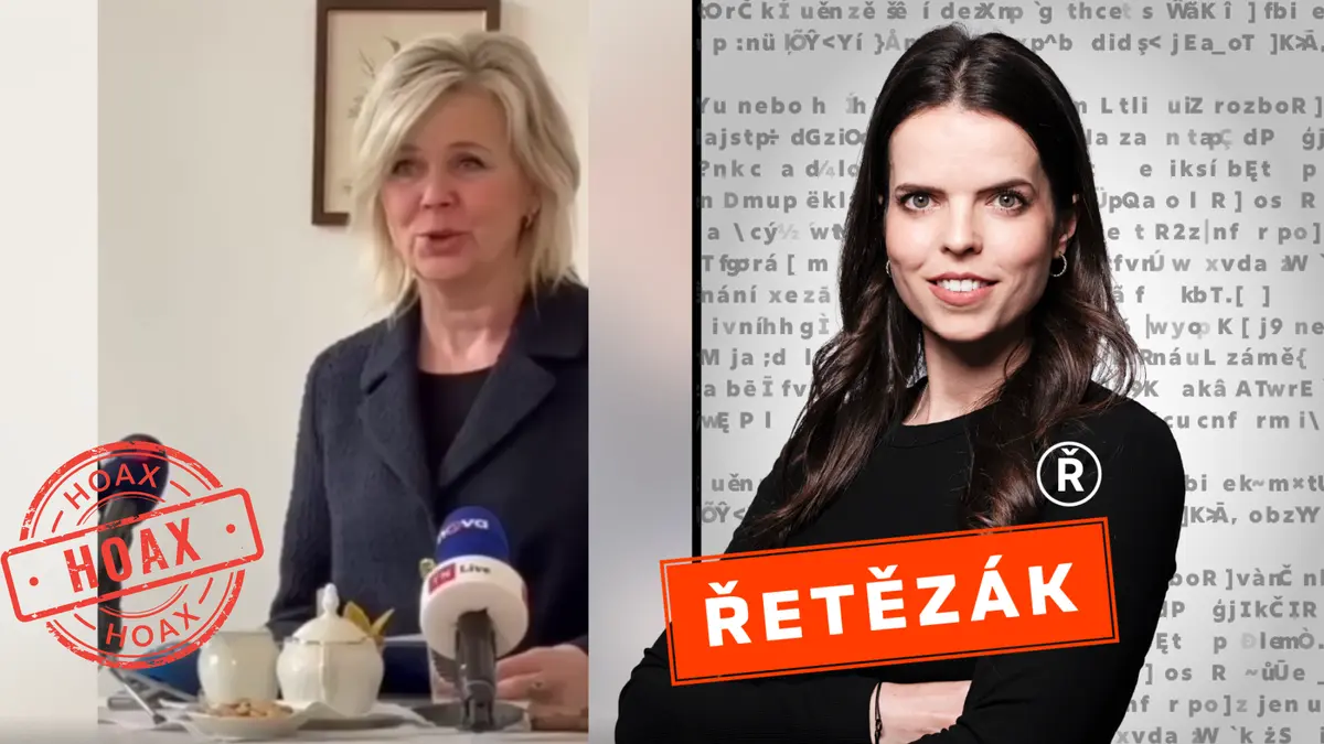 Faul na první dámu. Z Pavlové udělali ve falešném videu pisatelku anonymů