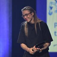 Litera za humoristickou knihu:  Zuzana Bergrová: Podezřelý ticho (Albatros Media/Motto)