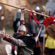 Rekonstrukce historických bitev u Libušína.