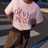 Tričko s potiskem, pastelová růžová, Mohito, 499 Kč