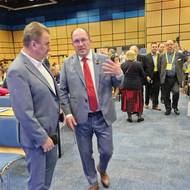 Bývalý předseda lidovců Marek Výborný (vpravo)