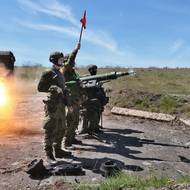 Střelba z protiletadlového raketového kompletu RBS-70NG