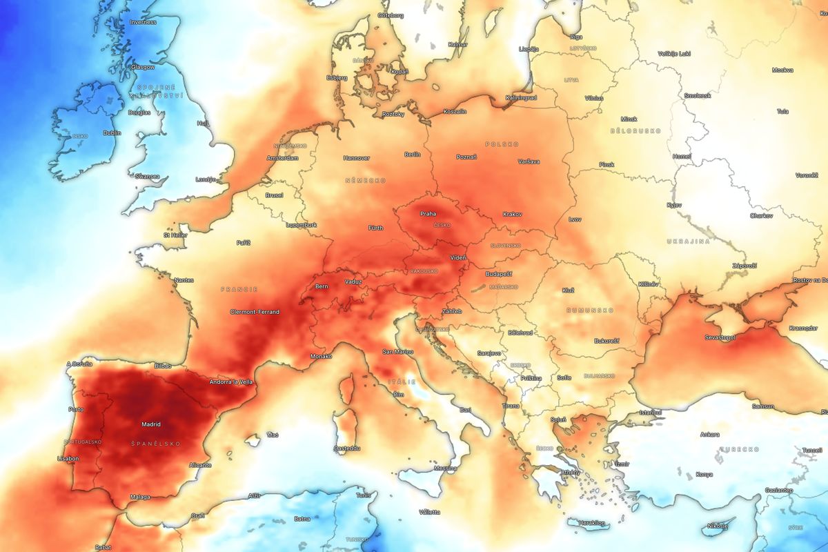 První ochutnávka léta v Evropě. Teploty vystoupají až k 30 °C