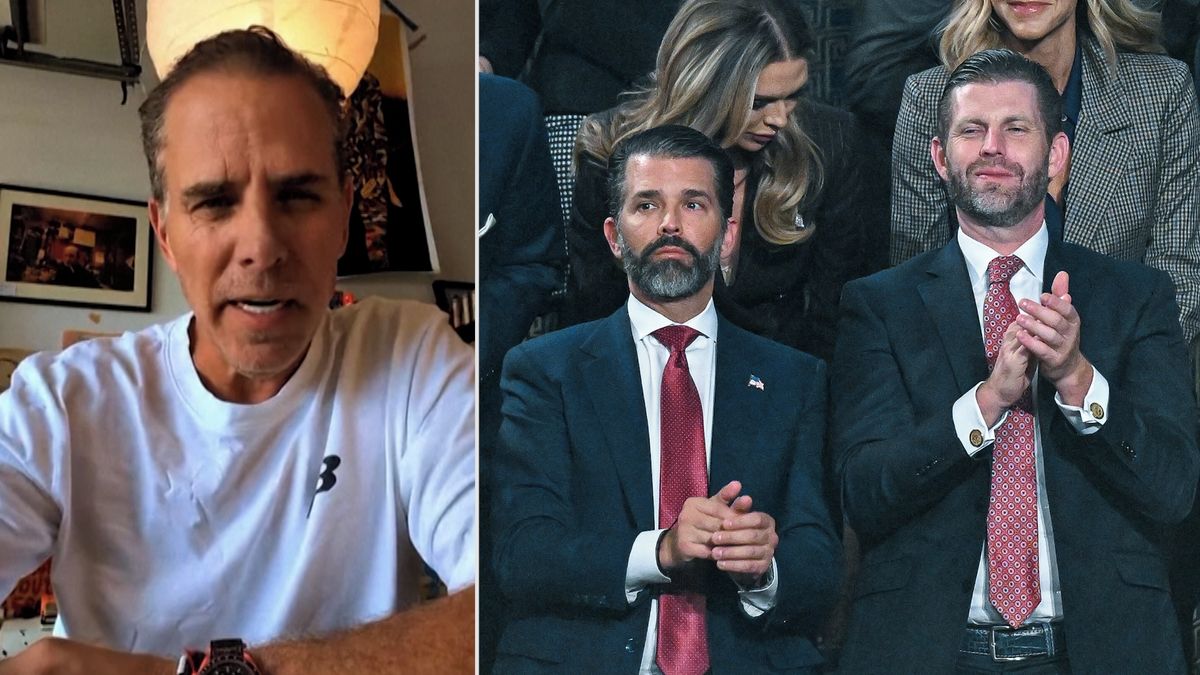 Mladý Biden vyzval Trumpovy syny k zápasu v kleci