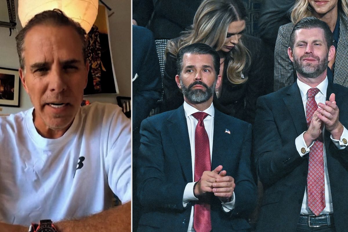 Mladý Biden vyzval Trumpovy syny k zápasu v kleci