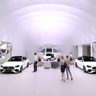 Vizualizace Mercedes-Benz Studio Praha