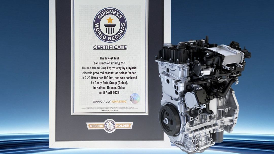 Čínské Geely má rekordně úsporný hybrid, vystačil s 2,2 litry na 100 kilometrů