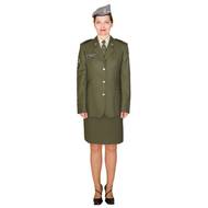Stávající model - Služební stejnokroj 97 s baretem, vojákyně pozemních sil