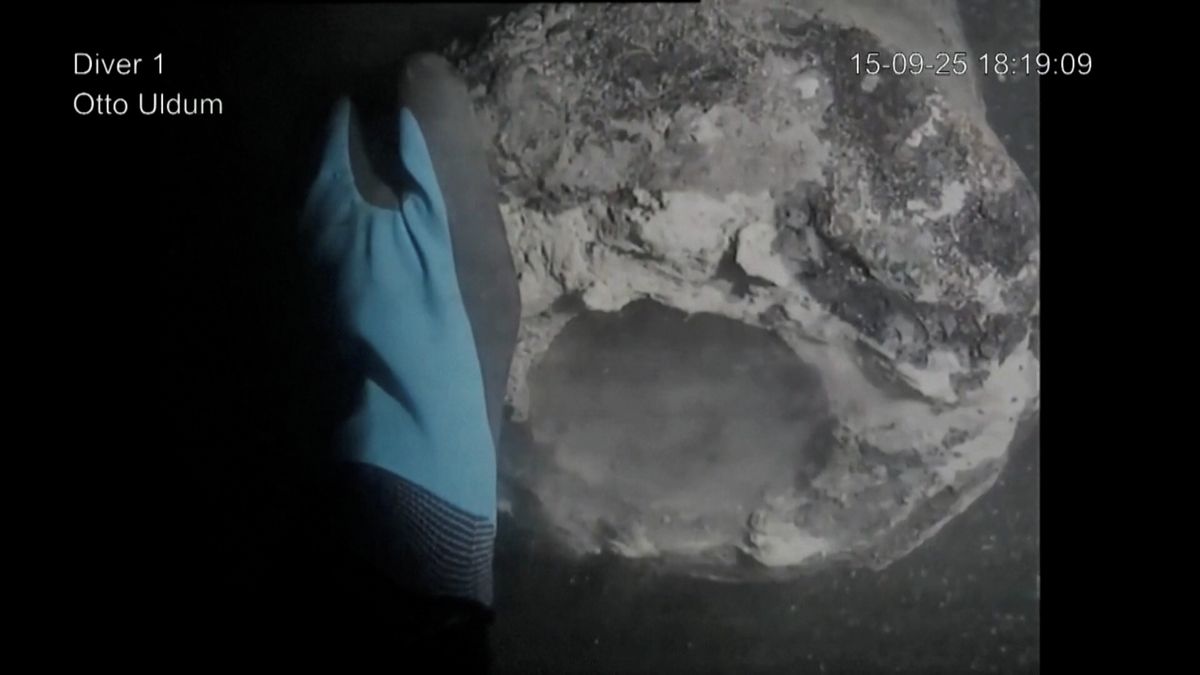 Kosti námořníků, děla a uniformy. Na dně kodaňského přístavu objevili přes dvě stě let starý vrak válečné lodi