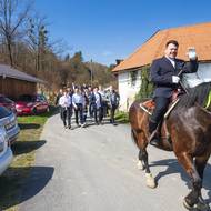 Jan David vystřídal v čele jízdy svého otce.