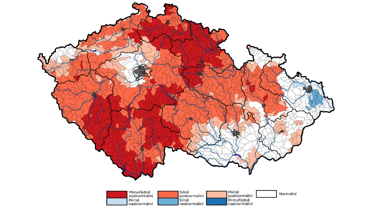 V Česku se rozvíjí sucho, déšť tento týden nebude stačit