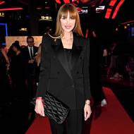 V černém kostýmku se premiéry zúčastnila modelka Pavlína Němcová.