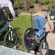 Věž, ze které jezdci vyráželi, měla 8 metrů.