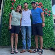 Společné foto s našim přítelem To