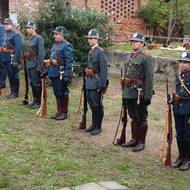 Slavnostní nástup kuřimského četnictva