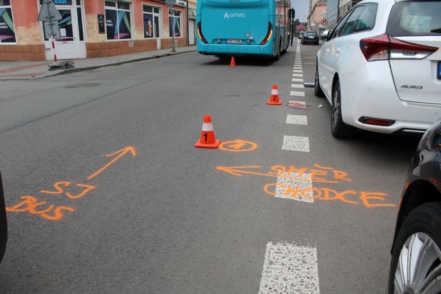Autobus v Přerově srazil vrávorajícího chodce