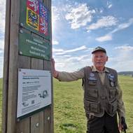 Na sysly u Mohelna dohlíží už roky Milan Kučera, který vykonává službu stráže přírody. 