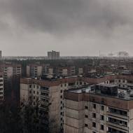 Pošmourný deštivý den Pripjati vždy slušel.