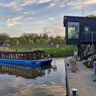 Přístav při Baťově kanále ve Veselí nad Moravou