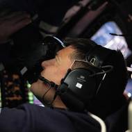 Kanaďan Jeremy Hansen při pořizování unikátních snímků