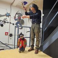 Vladimír Hruška v divadle Říše loutek