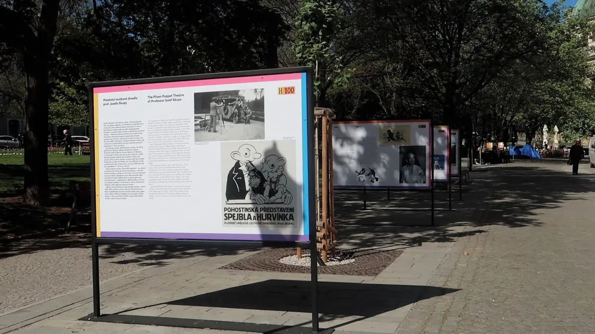 FOTO: Hurvínek slaví stovku, v Plzni mu začala výstava