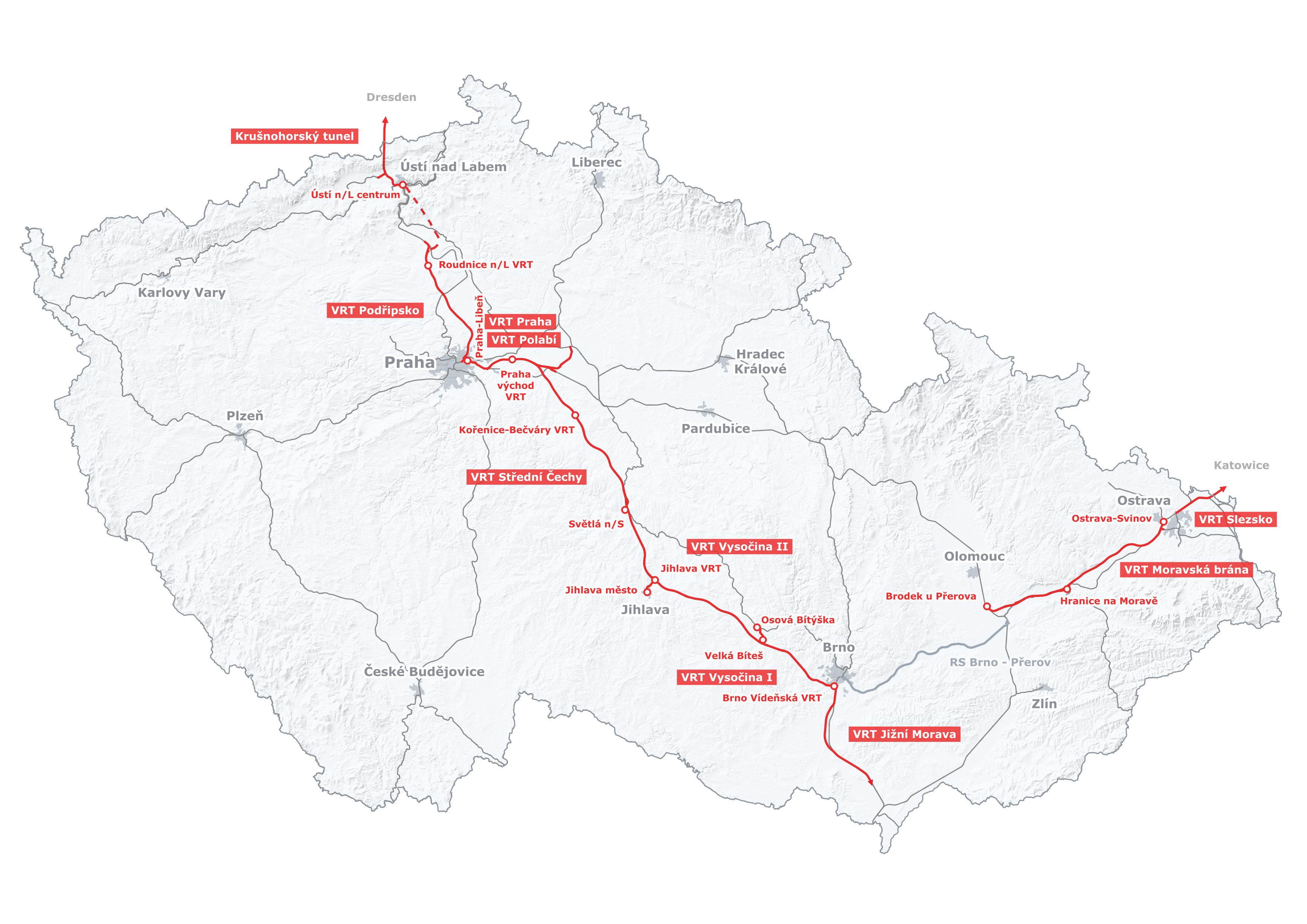 Z Ostravy do Katovic za 40 minut. Vysokorychlostní trať se má začít stavět za šest let