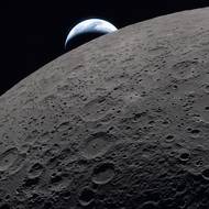 Unikátní fotografie z mise Artemis: Západ Země nad Měsícem