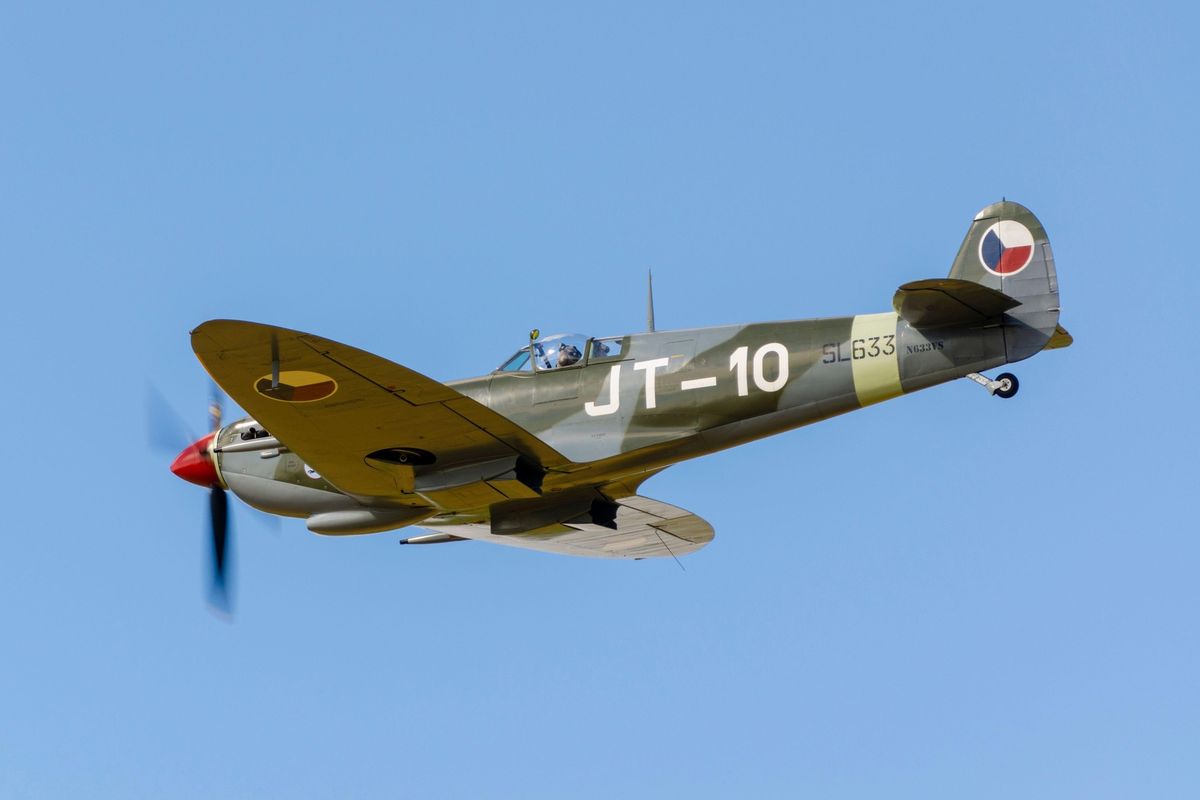 Do Česka se vrací Spitfire 312. perutě. Doma bude na Točné