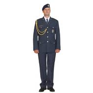 Stávající model - Vycházkový stejnokroj 97 s baretem pro vojáky vzdušných sil se zlatavou vycházkovou šňůrou