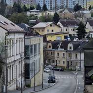 Pohled na jedno z turnovských sídlišť.