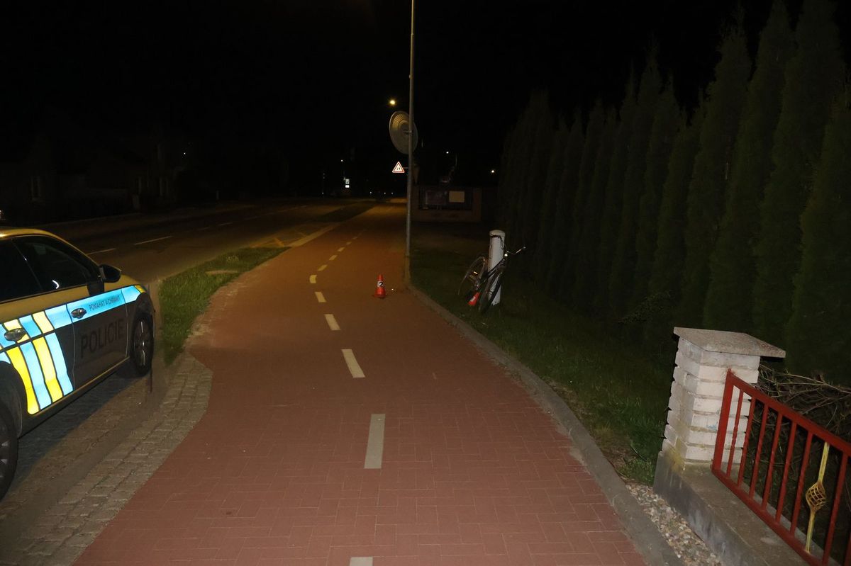 Po nehodě nadýchala cyklistka na Olomoucku téměř pět promile