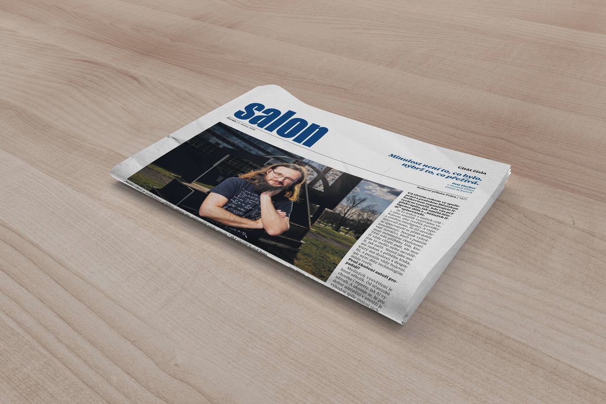 Vychází nový Salon: Rudolf Rosa o AI v literatuře, film Gerta Schnirch, šumavský knižní rozhovor Divočina je naše šance i román Víry