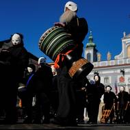 Velikonoční hrkání v Českých Budějovicích