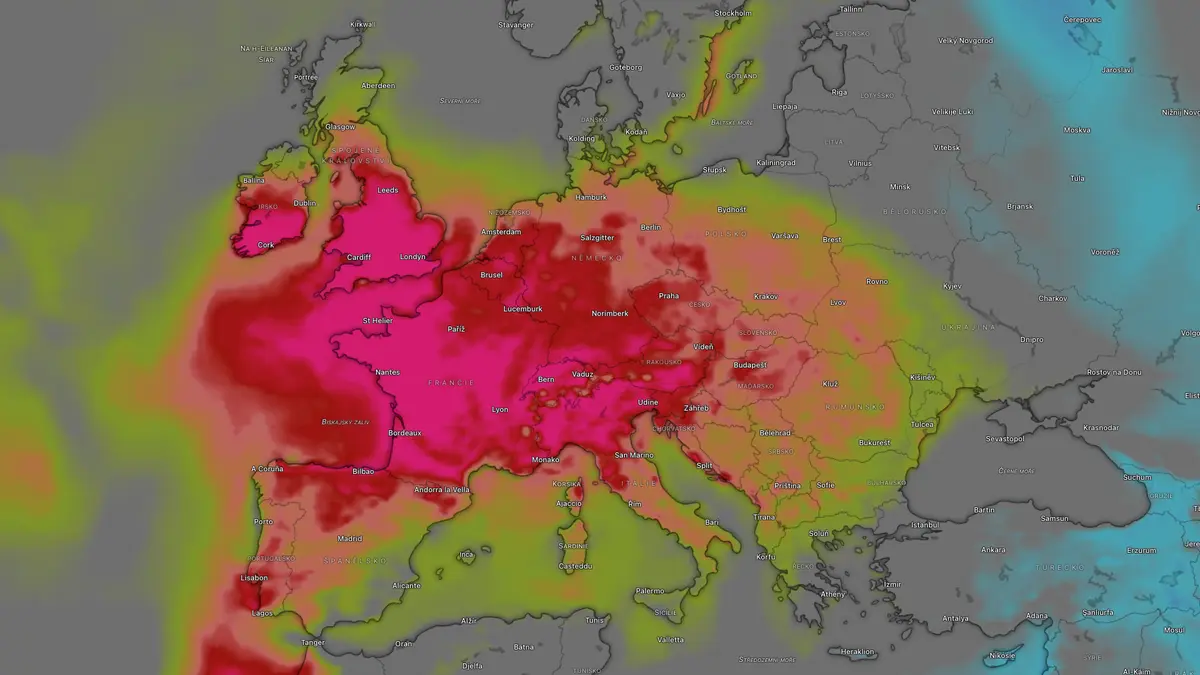 Teploty v Evropě jako uprostřed léta, v Londýně padl historický rekord