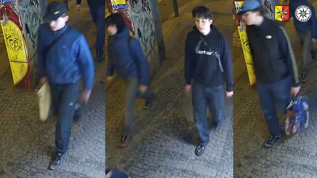Poničené vzácné viniční sklepy v Praze: Parta vandalů stále uniká, policie zveřejnila video