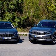 Srovnání plug-in hybridních modelů Škoda Superb a Škoda Kodiaq iV