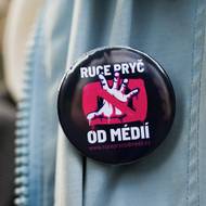 Demonstrace Ruce pryč od médií