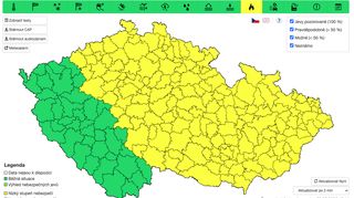 ČHMÚ rozšířil výstrahu před požáry