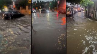 Silné bouřky proměnily ulice New Yorku v řeky