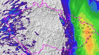 Proč nakonec v Beskydech tolik nepršelo? Meteorology pozlobilo nevyzpytatelné rozhraní