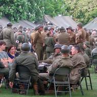 V hlavním kempu US Army se utábořilo 190 nadšenců z klubů vojenské historie