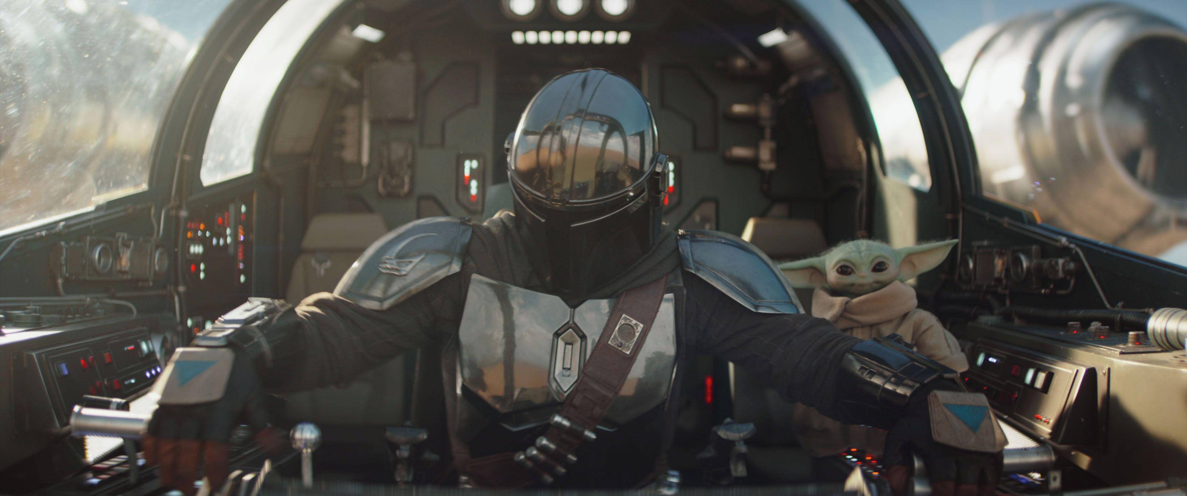 Snímek Mandalorian & Grogu