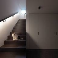 S rodinou architekta obývá dům i kočka.
