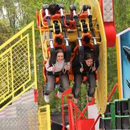 Adrenalinovou atrakci Booster si užila hlavně mládež.